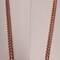 1 Yard 12mm Rose Gold Glossy Finish Metal Chain Trim for Jewelry and Bag Straps